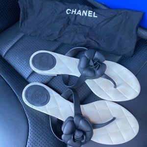 Chanel sandles slippers open toe